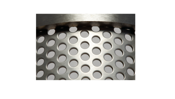 Bottom sieve 3 mm round perforation made of stainless steel